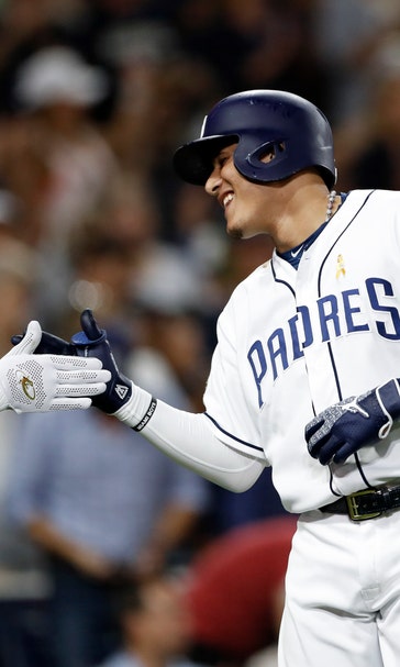 Machado, Myers homer to back Lucchesi in Padres' 3-0 win